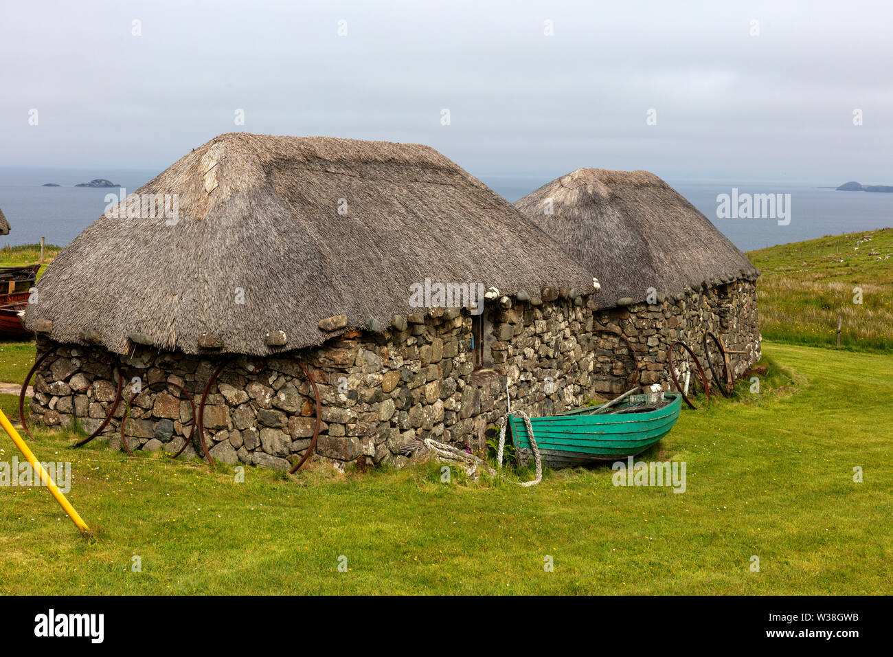 Skye Museo di Vita sull'isola, Kilmuir, Isola di Skye, Scotland, Regno Unito Foto Stock