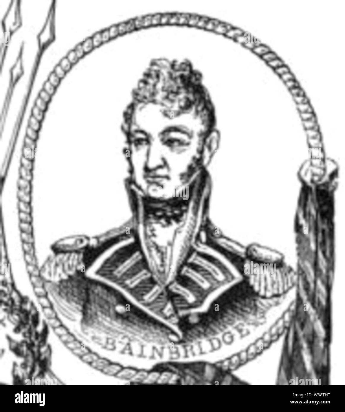 WilliamBainbridge US Navy commodore NavalMonument byAbelBowen Foto Stock