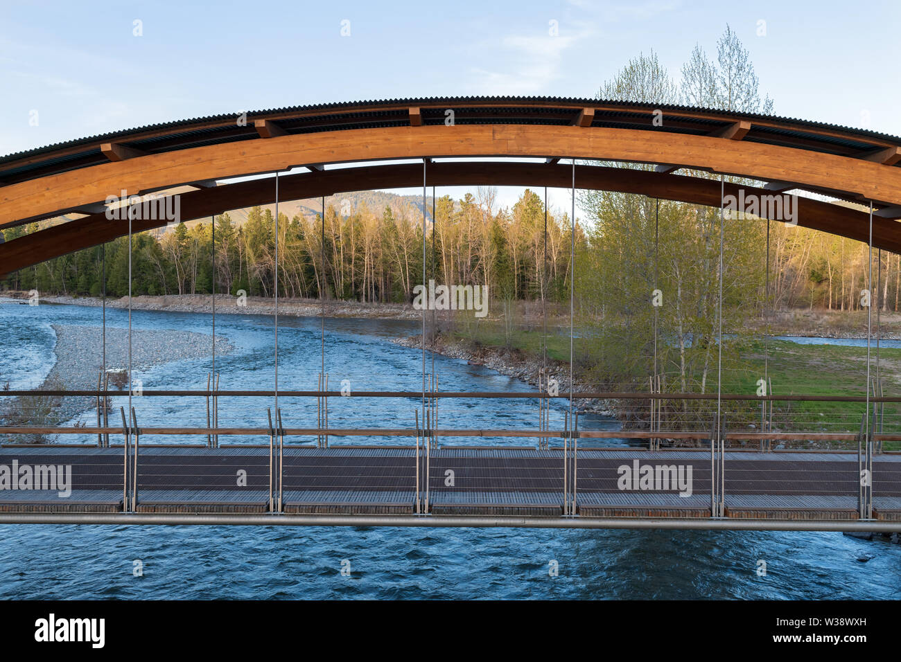 Il Ponte dei sogni a Princeton, British Columbia, Canada Foto Stock