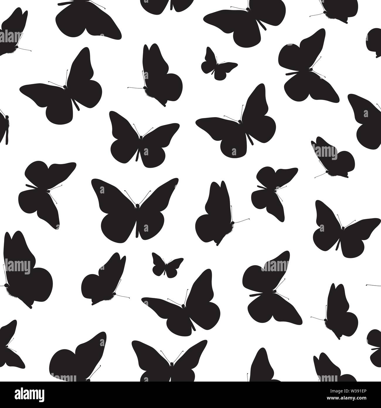 Abstract Seamless sfondo modello con farfalla. Illustrazione Vettoriale Illustrazione Vettoriale