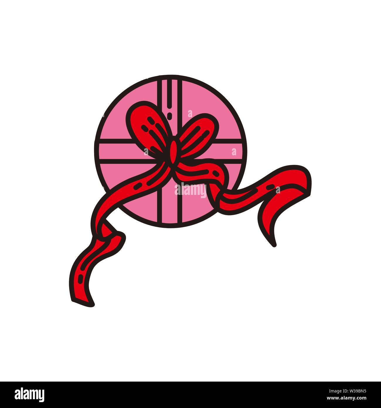 Dono presente progettazione grafica vettoriale del modello Illustrazione Vettoriale