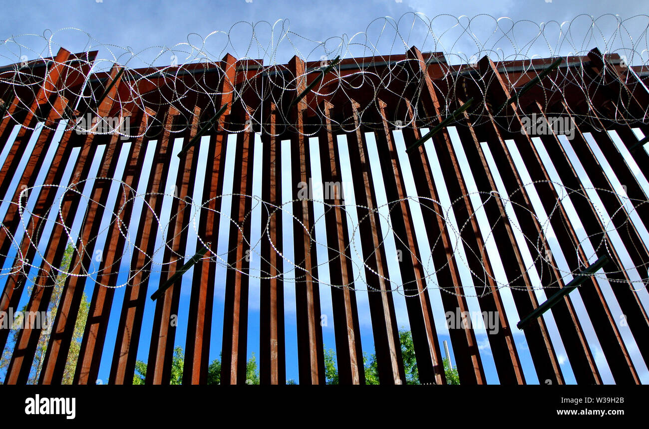 Frontiera usa Nogales in Arizona Foto Stock