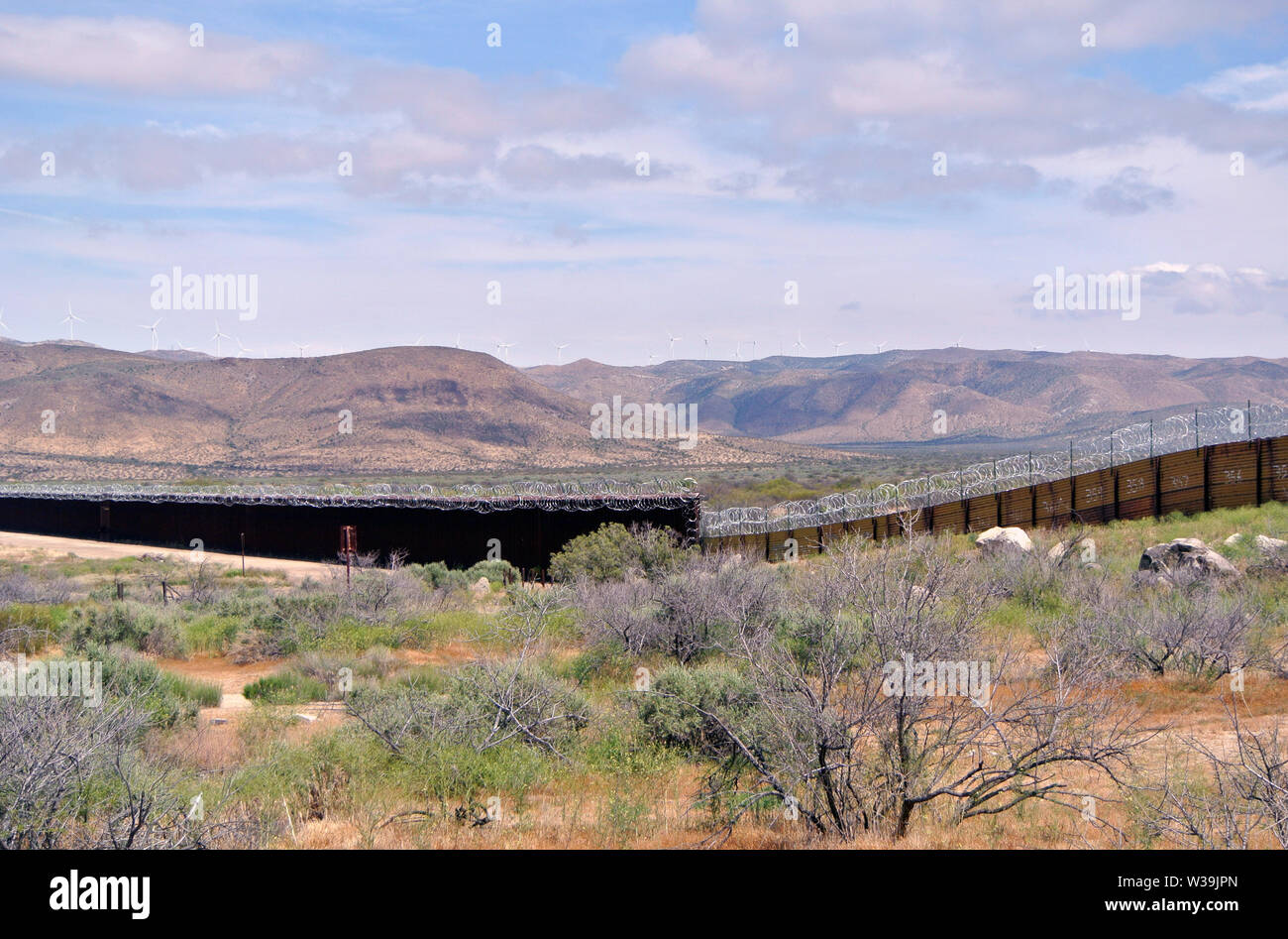 USA confine messicano recinto Foto Stock