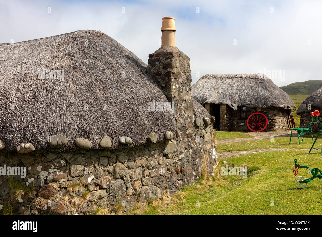Skye Museo di Vita sull'isola, Kilmuir, Isola di Skye, Scotland, Regno Unito Foto Stock