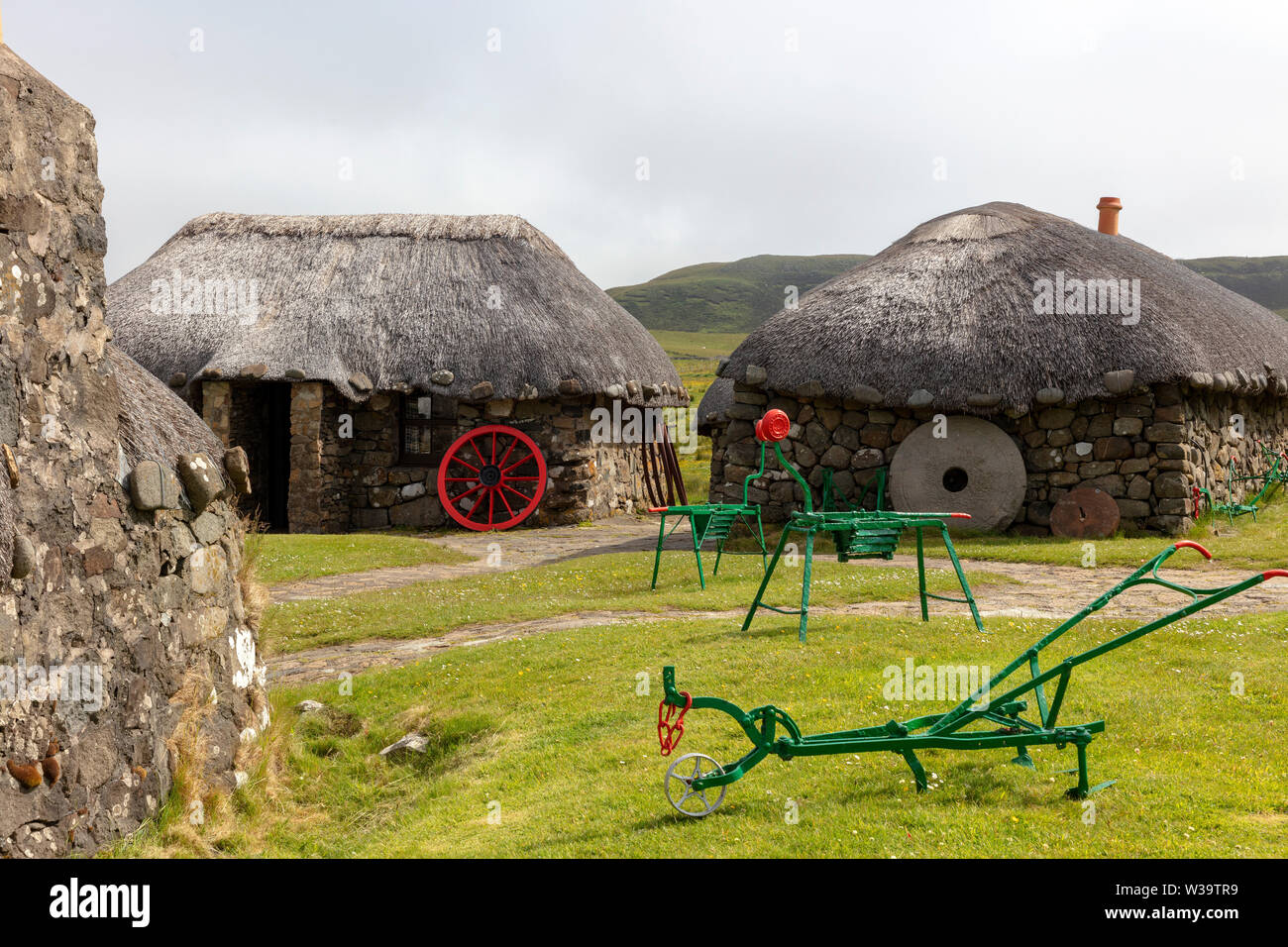 Skye Museo di Vita sull'isola, Kilmuir, Isola di Skye, Scotland, Regno Unito Foto Stock