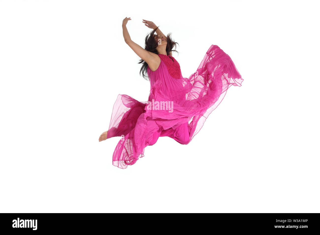 Donna di eseguire la danza contemporanea Foto Stock