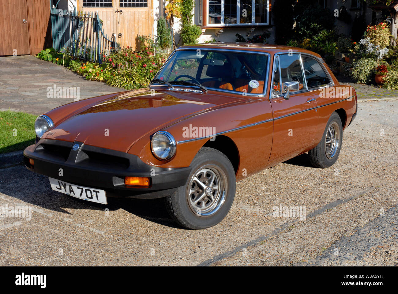 Russet brown MGB-GT auto sportiva Foto Stock