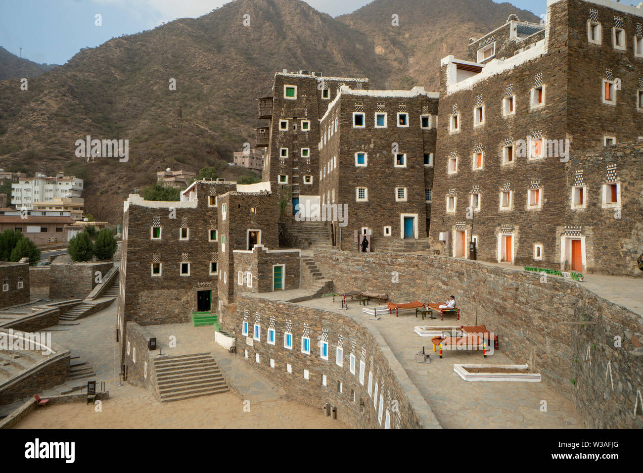 Patrimonio Rojal Vilage nella Provincia di Asir in Arabia Saudita Foto Stock