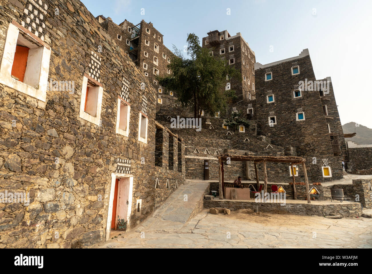 Patrimonio Rojal Vilage nella Provincia di Asir in Arabia Saudita Foto Stock