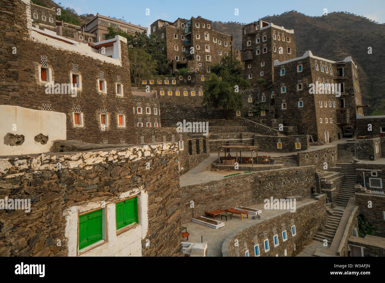 Patrimonio Rojal Vilage nella Provincia di Asir in Arabia Saudita Foto Stock