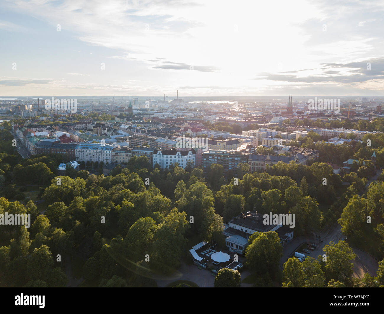 Scenario a Helsinki, Finlandia Foto Stock