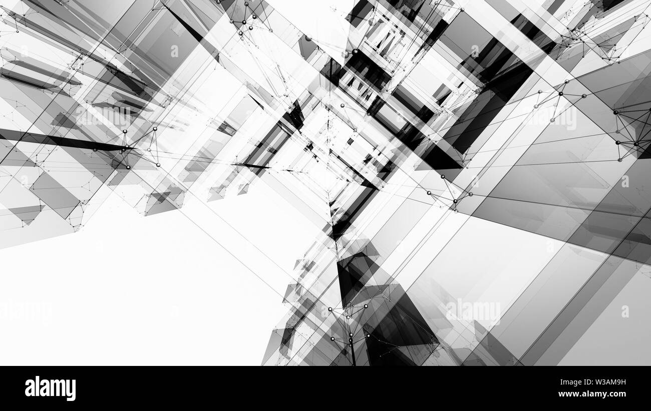 Incandescenza linee di sfocatura dello sfondo astratto Foto Stock