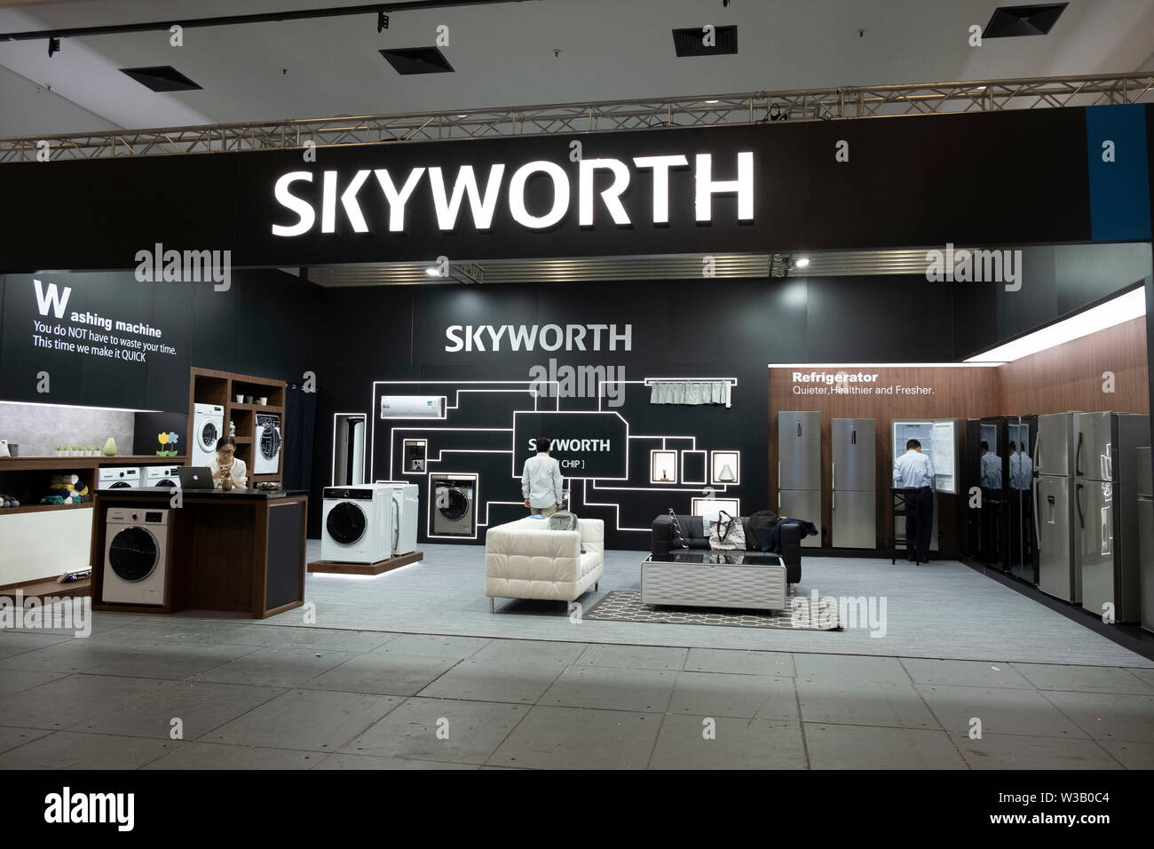 Uft. Beata Siewicz / Konferencja prasowa Metz podczas targów IFA 2018, 30 sierpnia 2018 Foto Stock