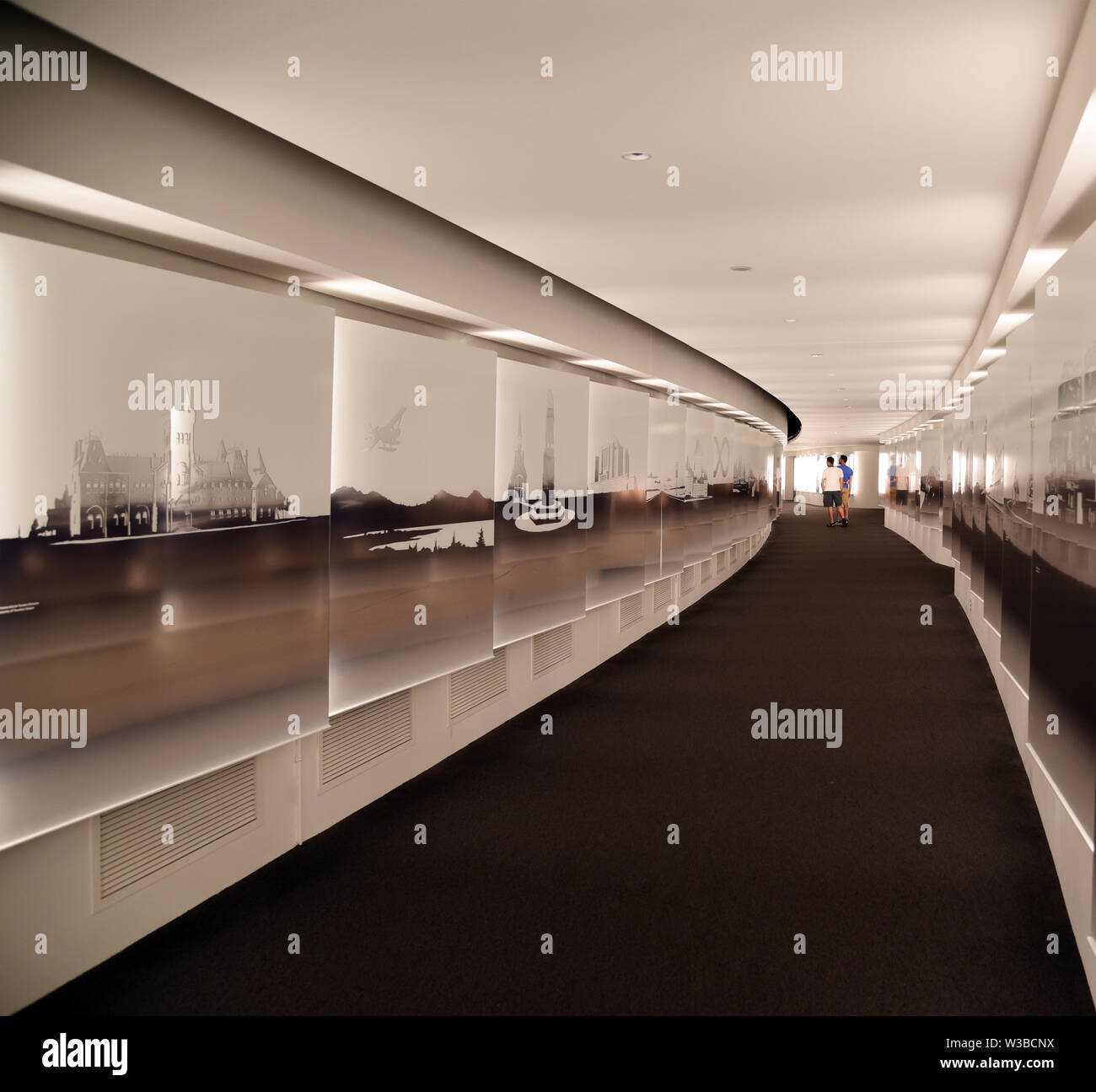 Galleria fotografica nel Museo Canadese della storia Foto Stock