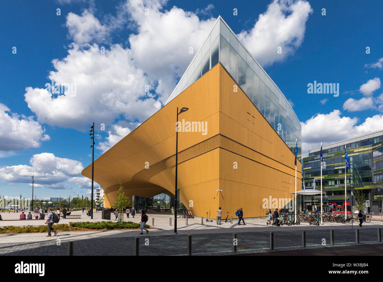 Helsinki Biblioteca Centrale Oodi Foto Stock