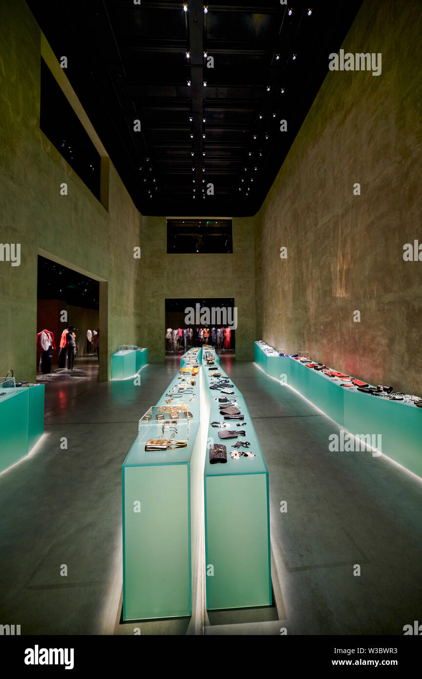 Armani Silos è una moda arte Museo di Milano Italia dedicata all'Armani stile. Lo spazio espositivo è stato inaugurato nel 2015 ed è un soggiorno open-per-th Foto Stock