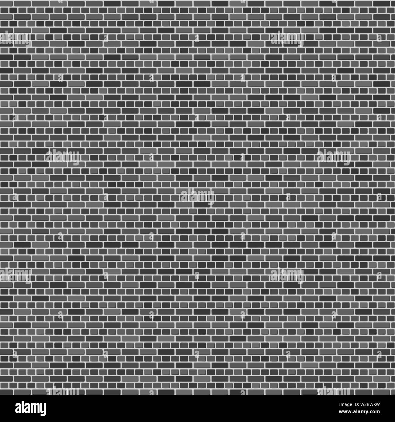 Muro di mattoni in background. Abstract di mattoni grigi di pattern Illustrazione Vettoriale