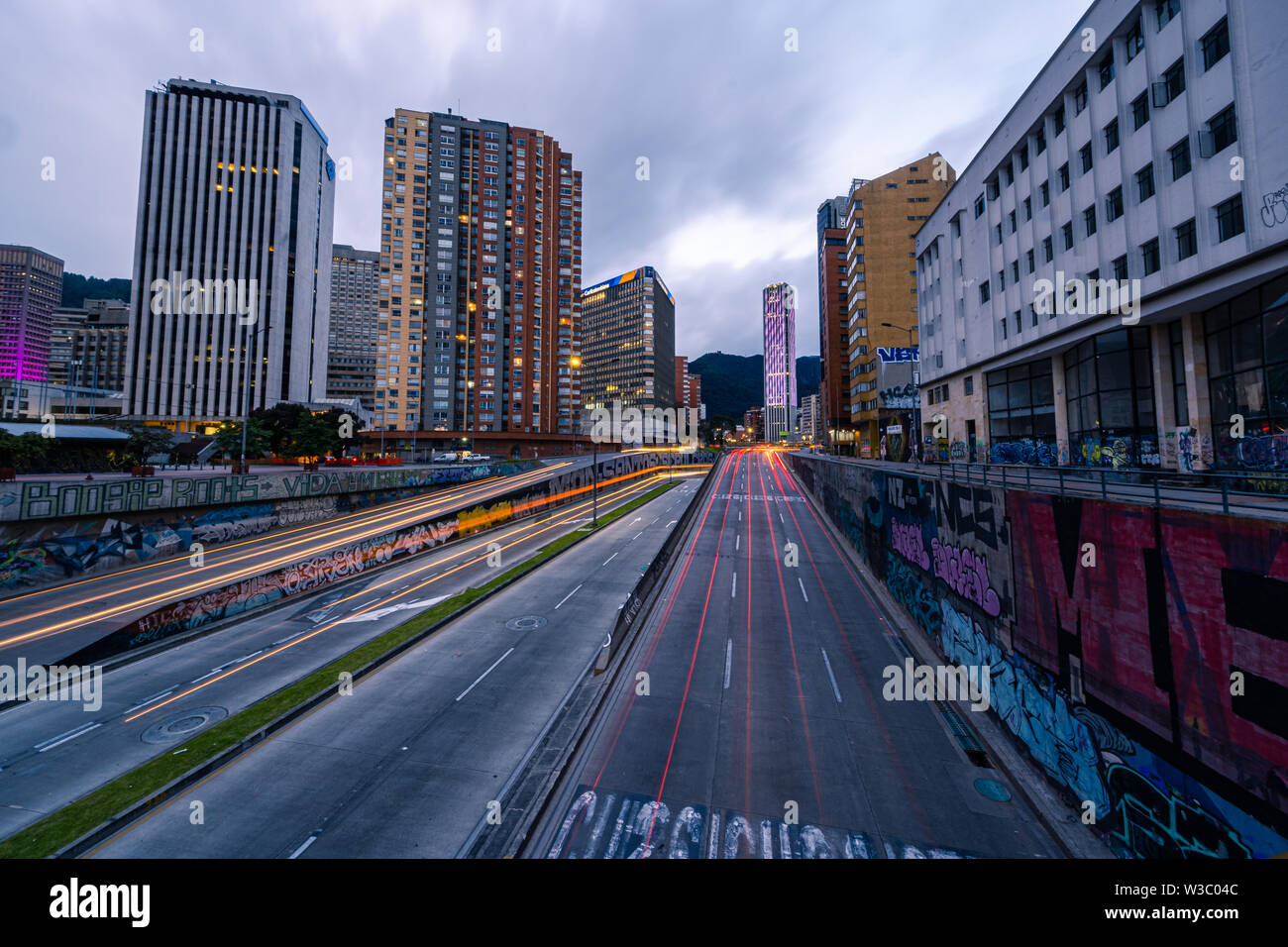 Avenida El Dorado Foto Stock