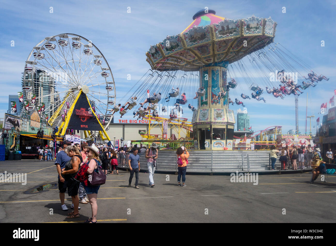 Calgary Stampede Alberta Canada Foto Stock