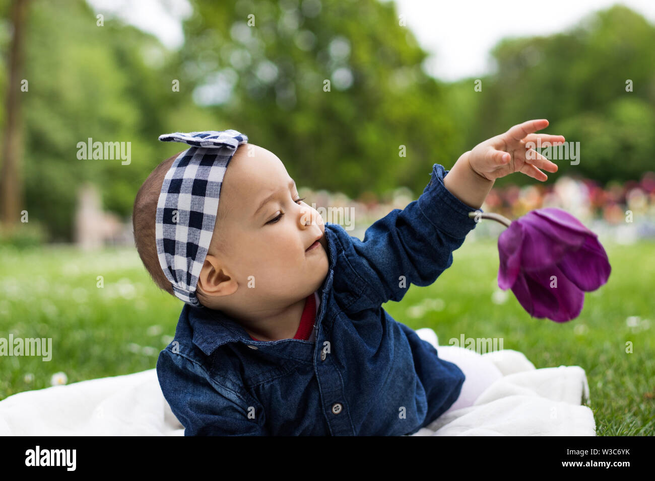 Piccolo angelo Foto Stock