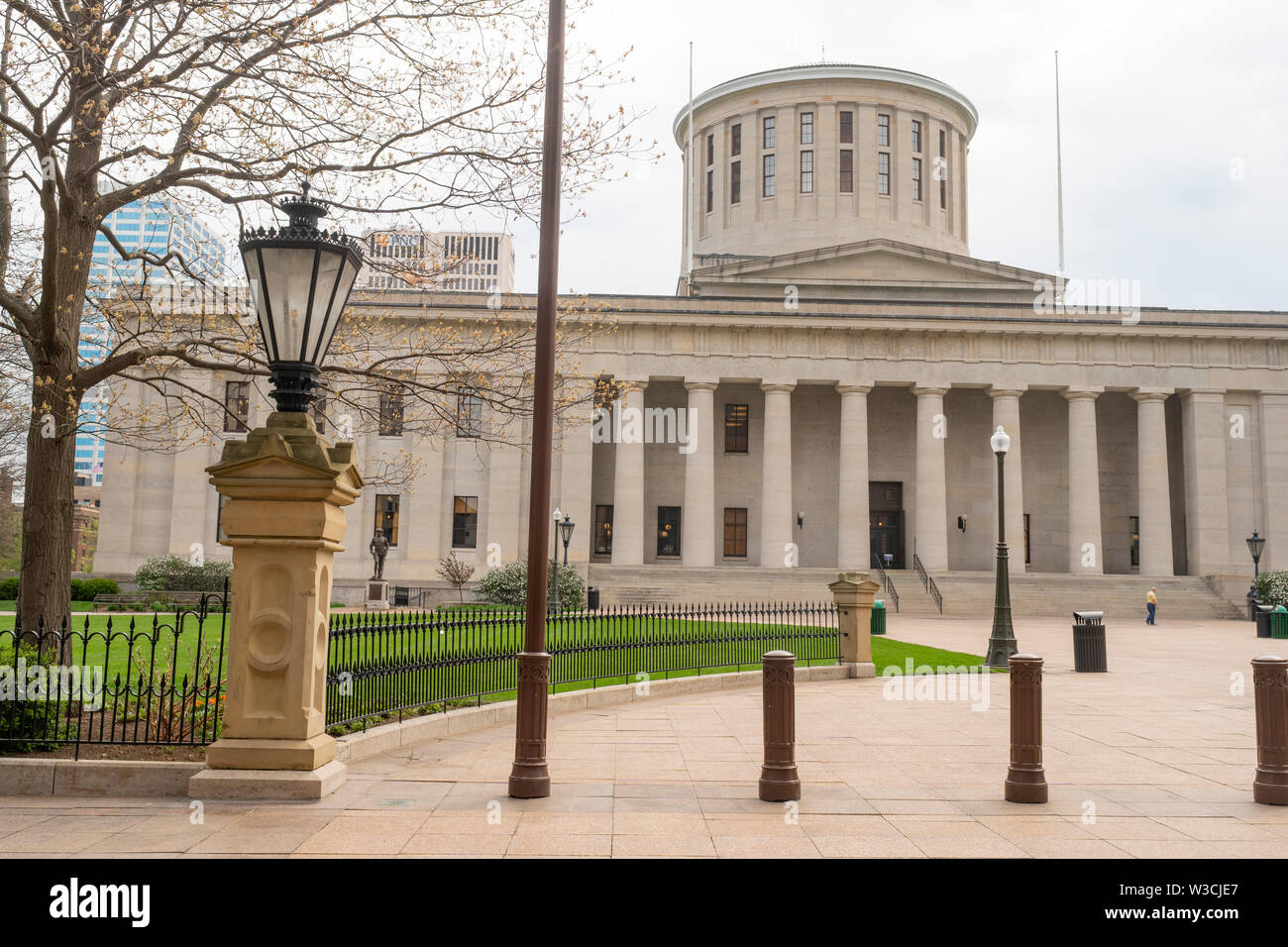 Columbus è la capitale dello stato di Ohio che ha sede centrale presso il governo Statehouse Foto Stock