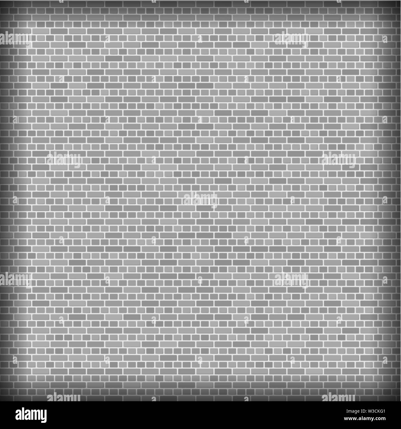 Muro di mattoni in background. Abstract di mattoni grigi di pattern Illustrazione Vettoriale