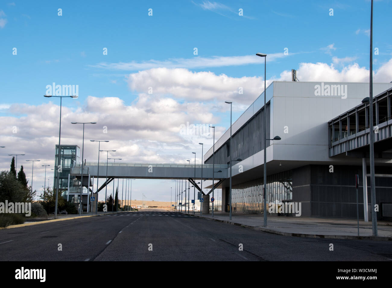 La Ciudad Real centrale, l'aeroporto si trova a Ciudad Real, Spagna, è un ex aeroporto prima è chiusa dopo il suo ultimo volo operatore terminato le operazioni Foto Stock