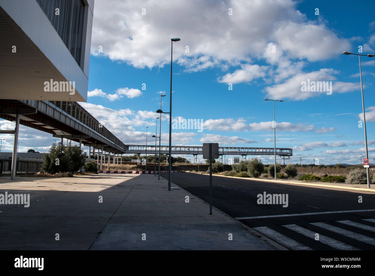 La Ciudad Real centrale, l'aeroporto si trova a Ciudad Real, Spagna, è un ex aeroporto prima è chiusa dopo il suo ultimo volo operatore terminato le operazioni Foto Stock