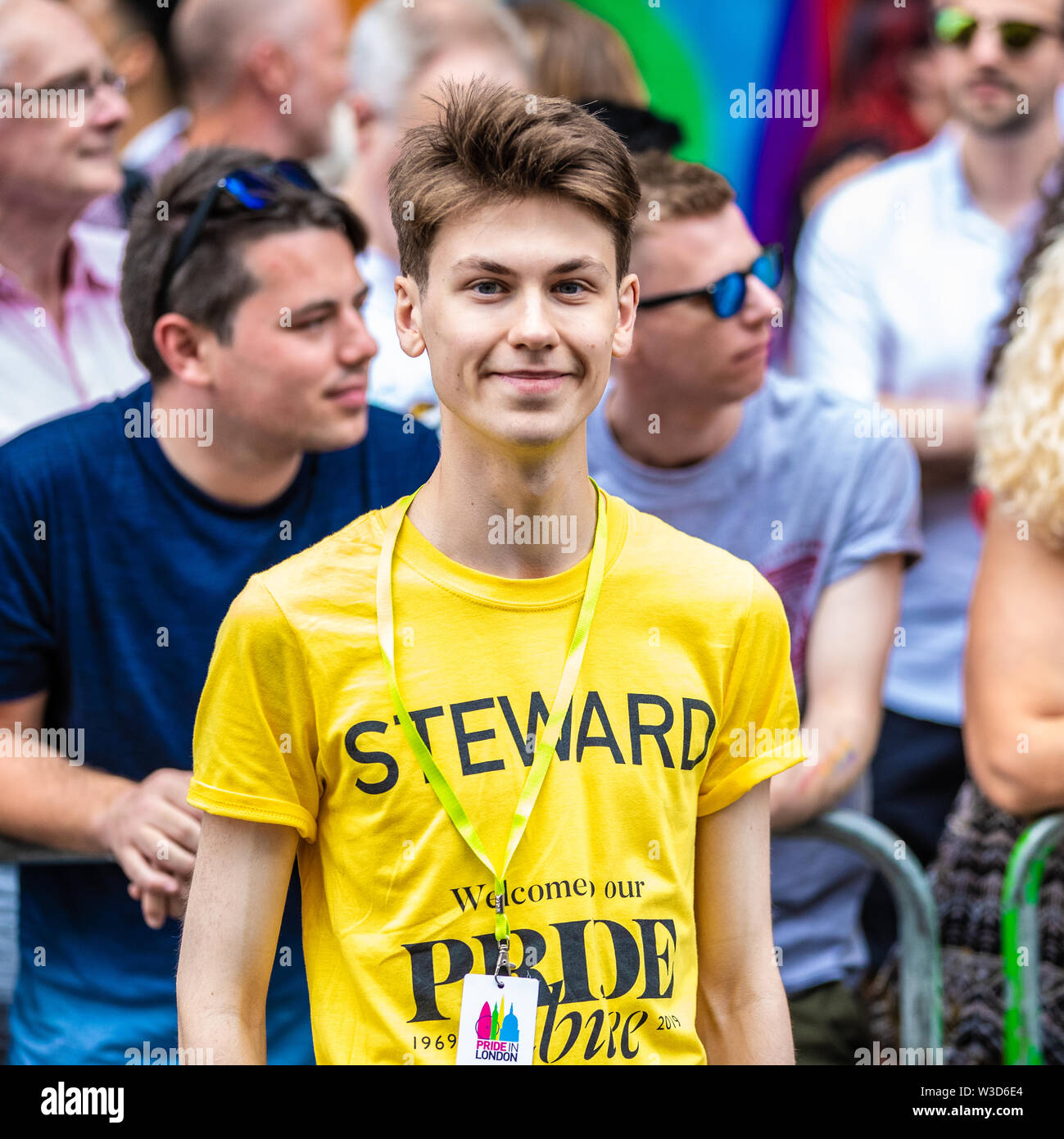 London Pride 2019 Gay Lesbica bisessuale LGBT LGBTQ Foto Stock