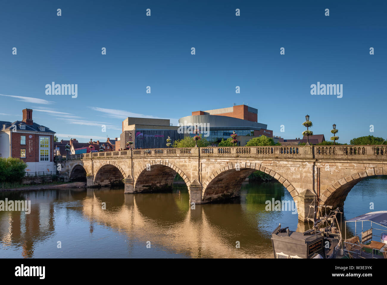 Ponte di gallese, Shrewsbury, Shropshire, Regno Unito Foto Stock