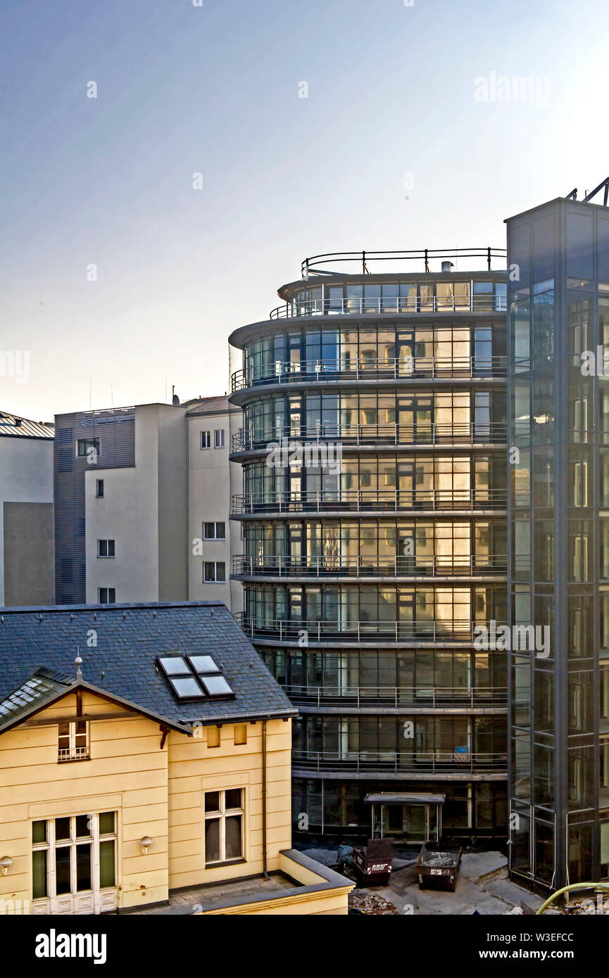 Alt - neu Architektur in Berlino; vecchio - Nuova architettura a Berlino Foto Stock