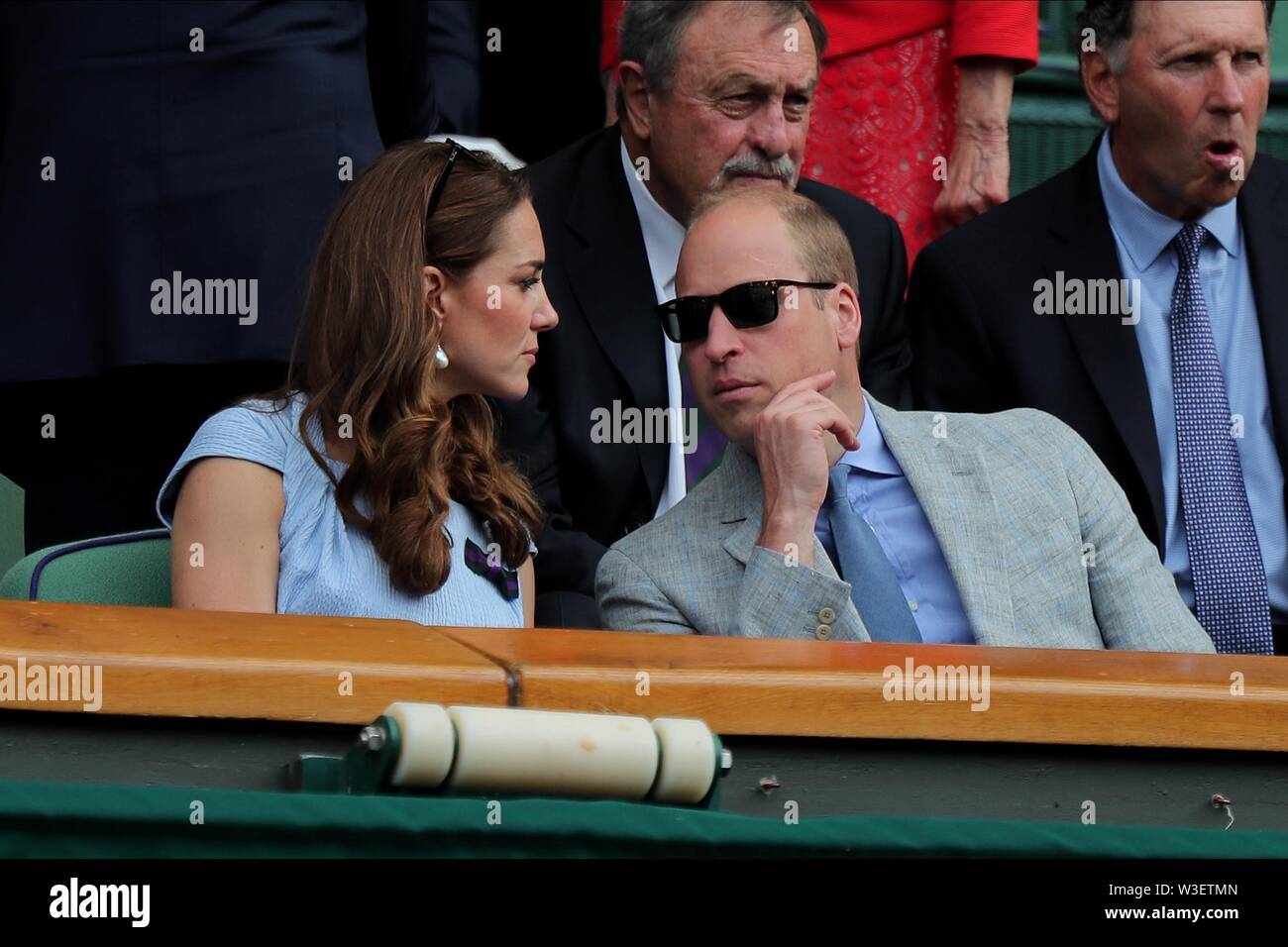 La duchessa di Cambridge, DUCA DI CAMBRIDGE, i campionati di Wimbledon 2019, 2019 Foto Stock