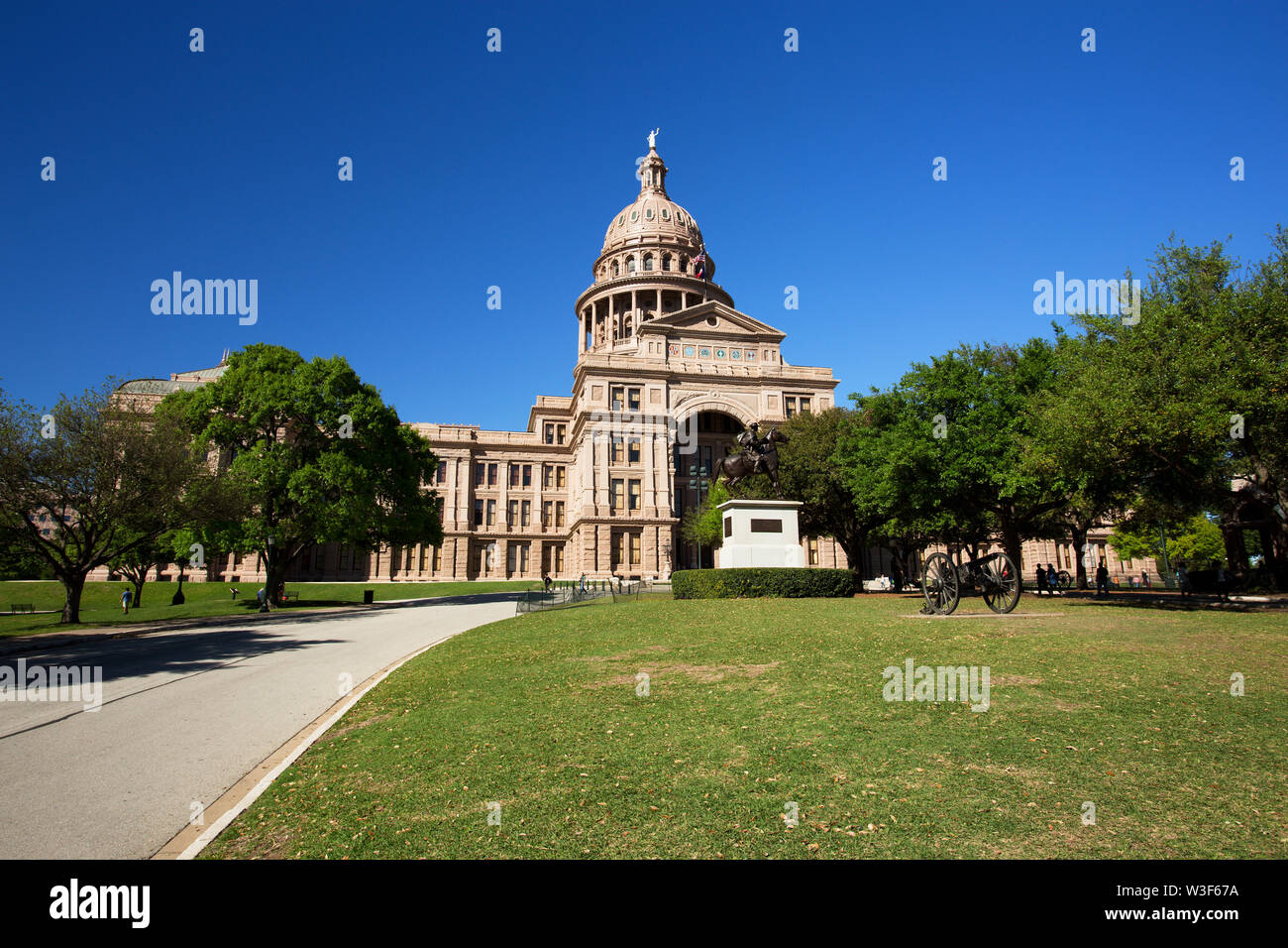 Texas State Capitol Building di Austin durante la primavera Foto Stock