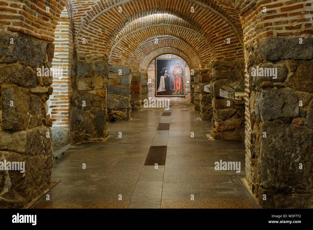 Santa Teresa de Jesus museo. UNESCO - Sito Patrimonio dell'umanità. La città di Avila. Castilla León, Spagna Europa Foto Stock