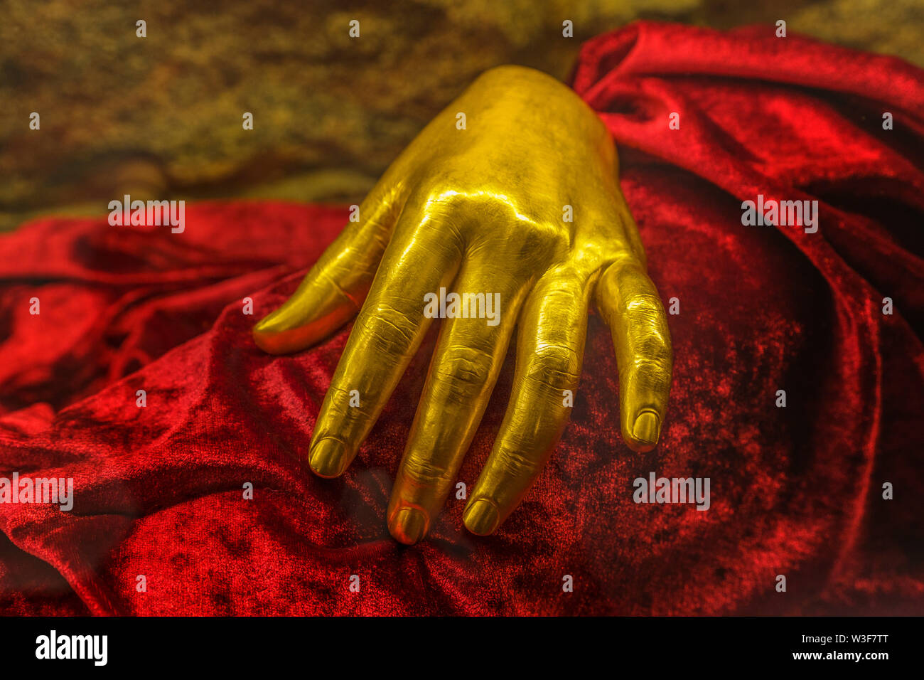 La mano. Santa Teresa de Jesus museo. UNESCO - Sito Patrimonio dell'umanità. La città di Avila. Castilla León, Spagna Europa Foto Stock