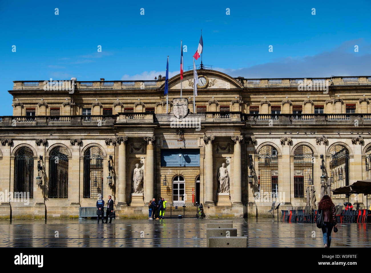 Hotel de Ville Palais Rohan, municipio. Bordeaux, Gironde. Regione Aquitania. Francia Europa Foto Stock