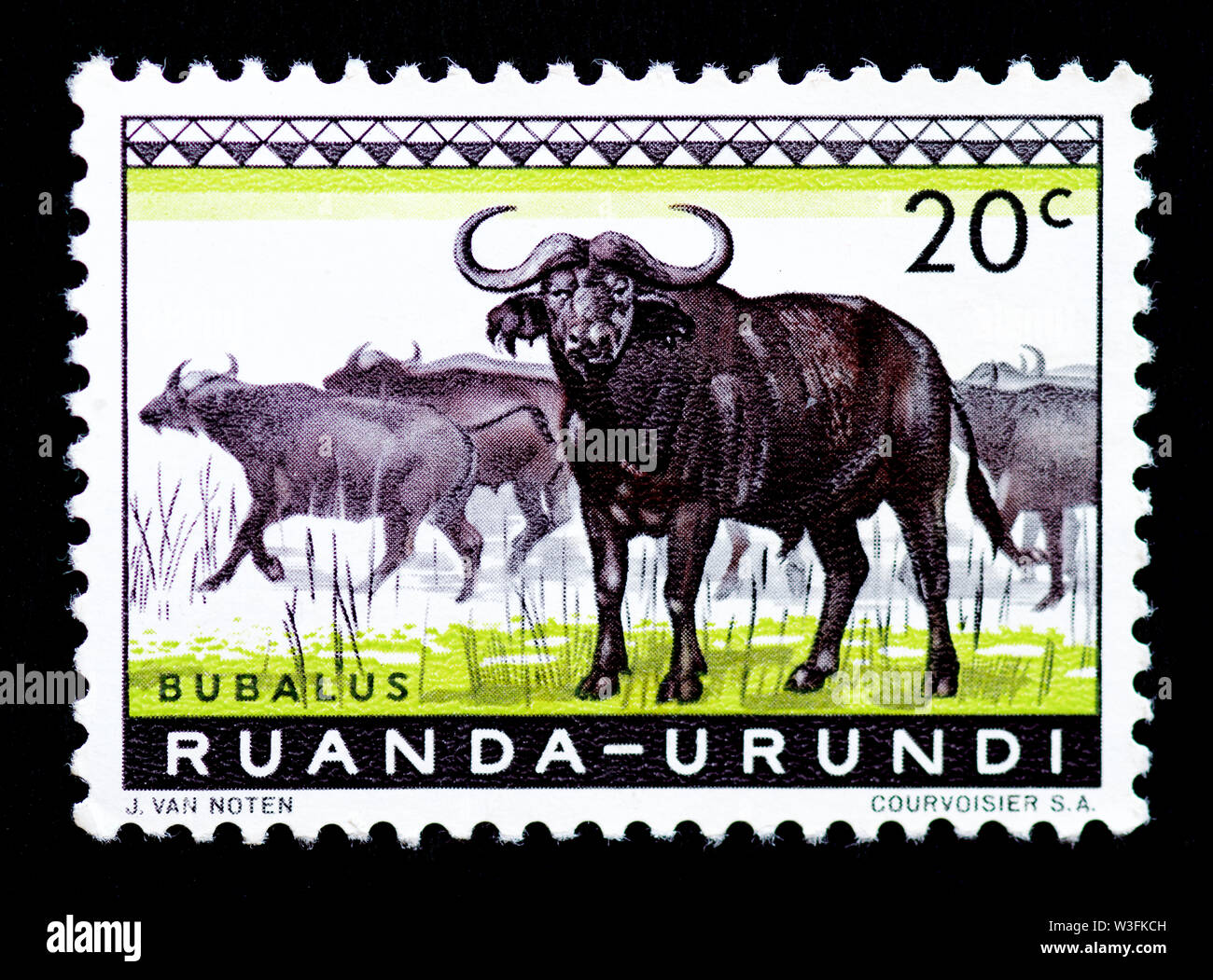 Ruanda-Urundi Francobollo - Foto Stock