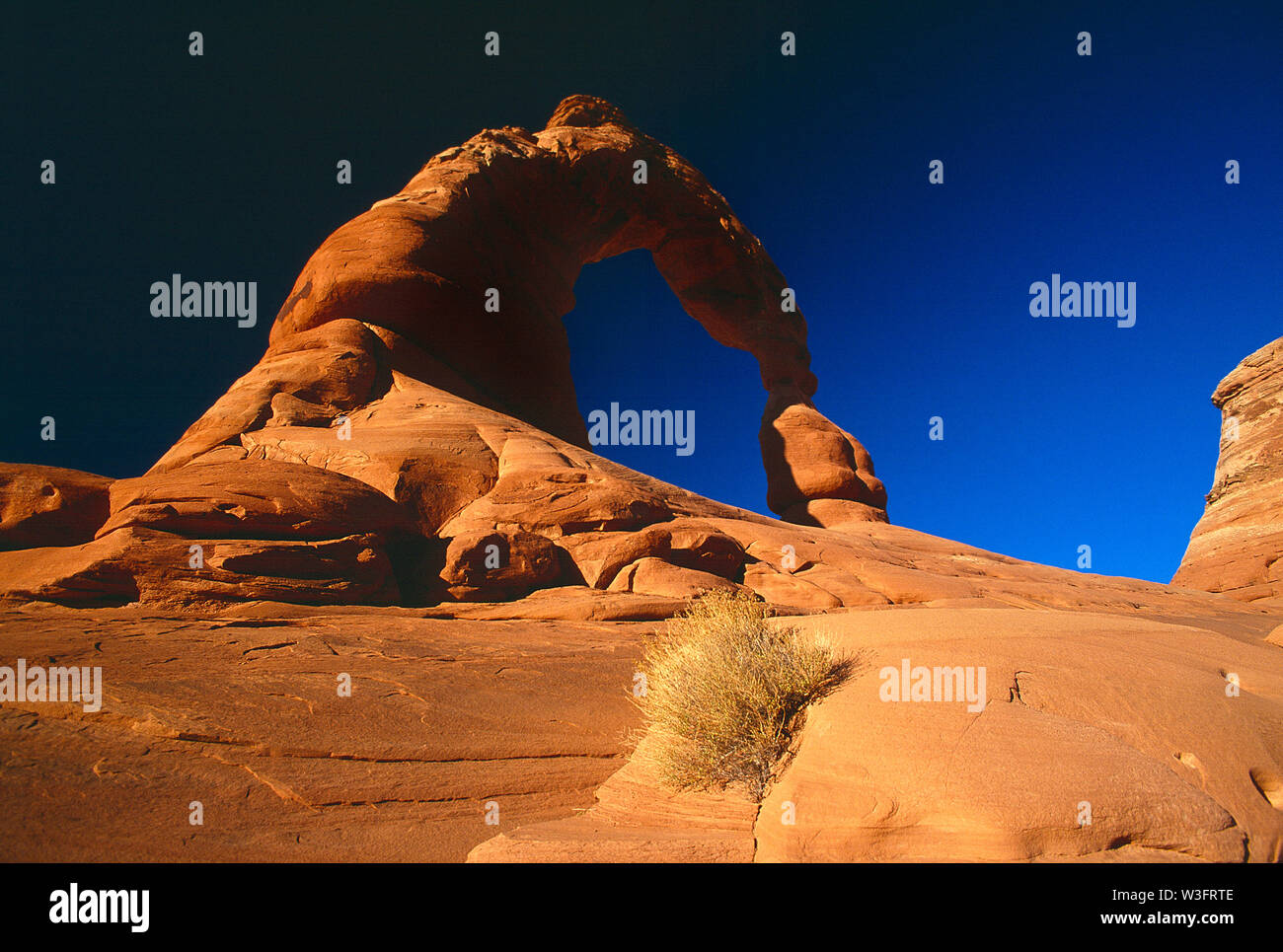 Stati Uniti d'America. Utah. Arches NP. Delicate Arch. Foto Stock