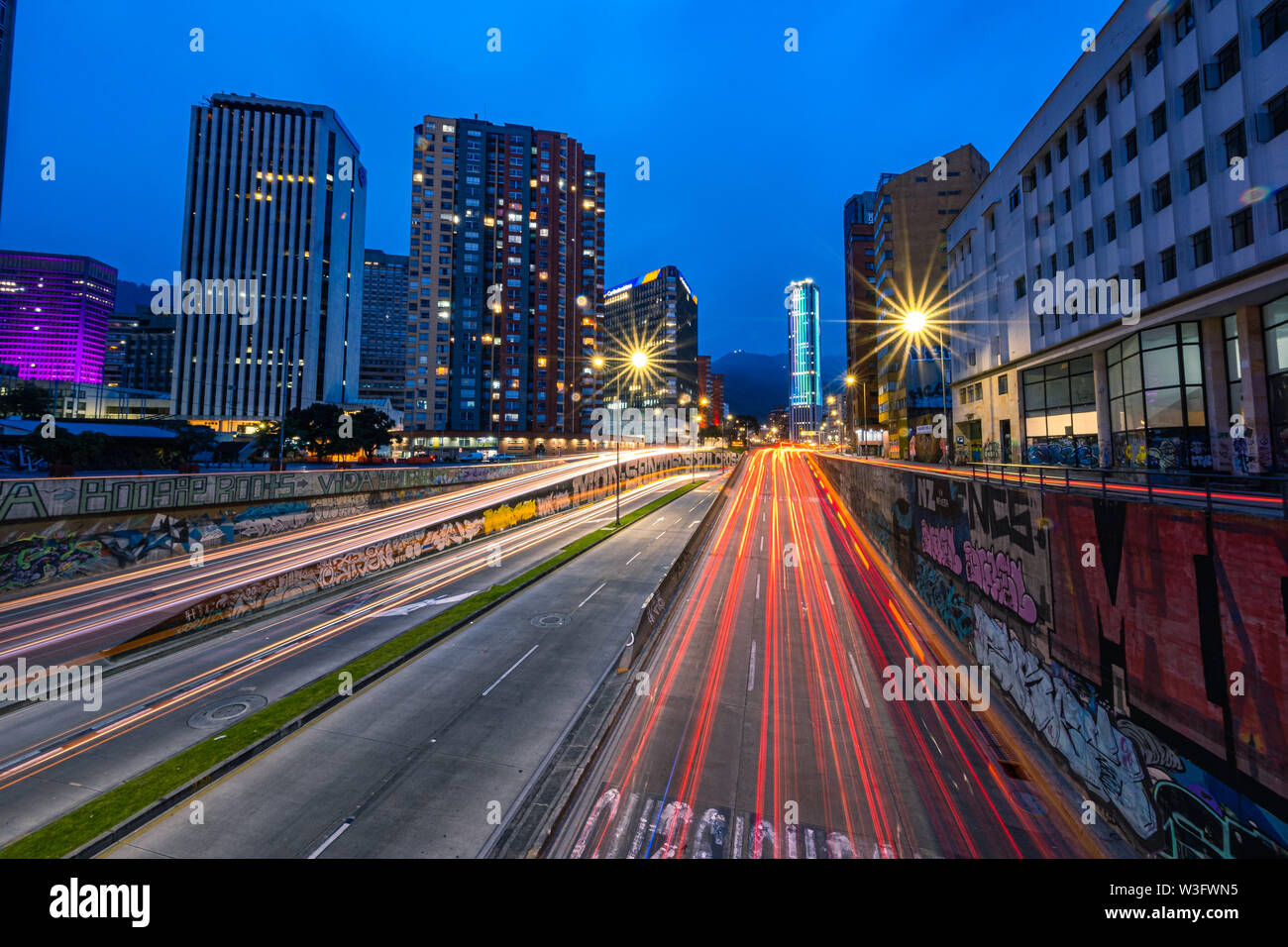 Avenida El Dorado Foto Stock