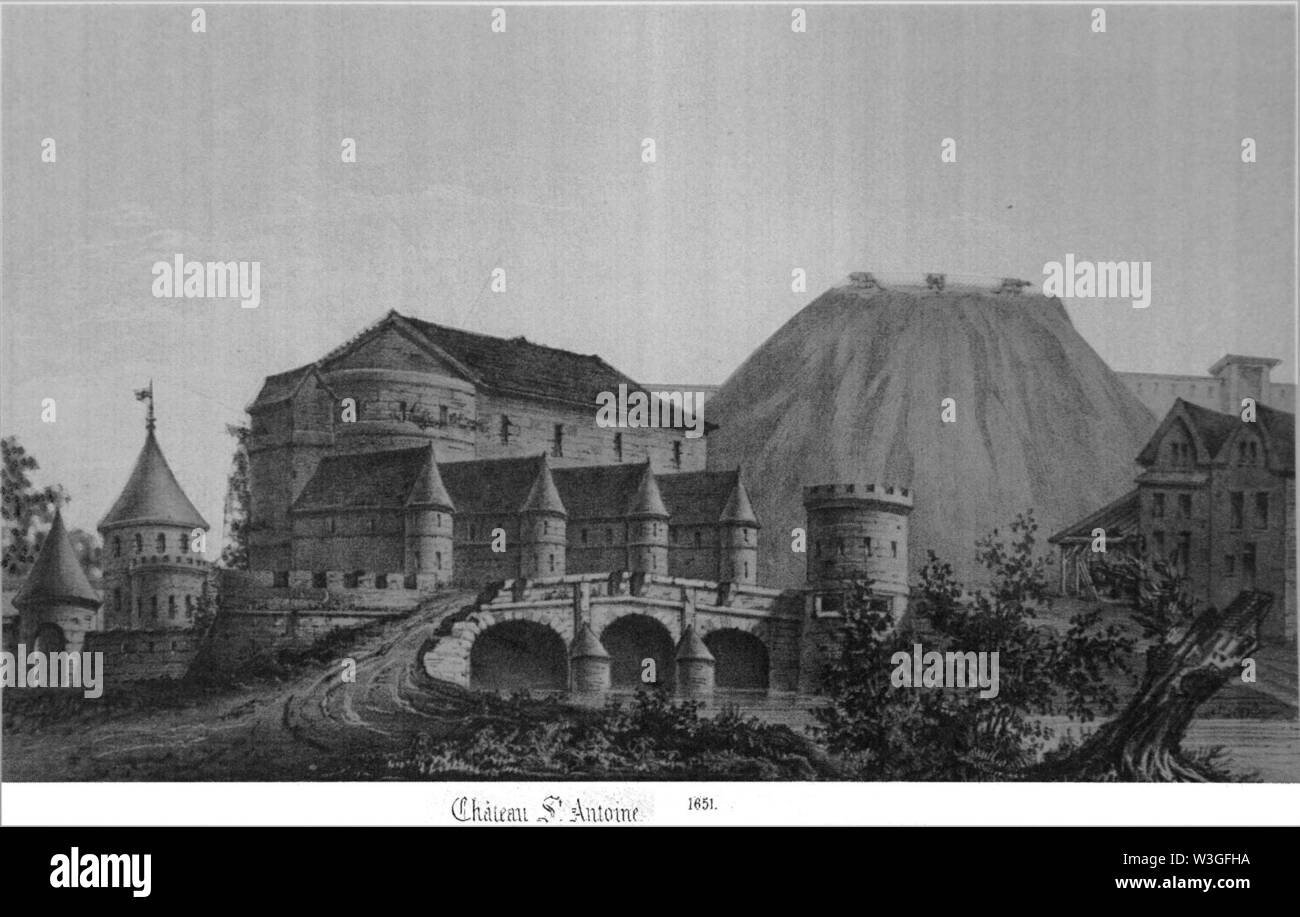 Château st-Antoine 01 GRUPPO 002 Chalons 1561 Barbat. Foto Stock