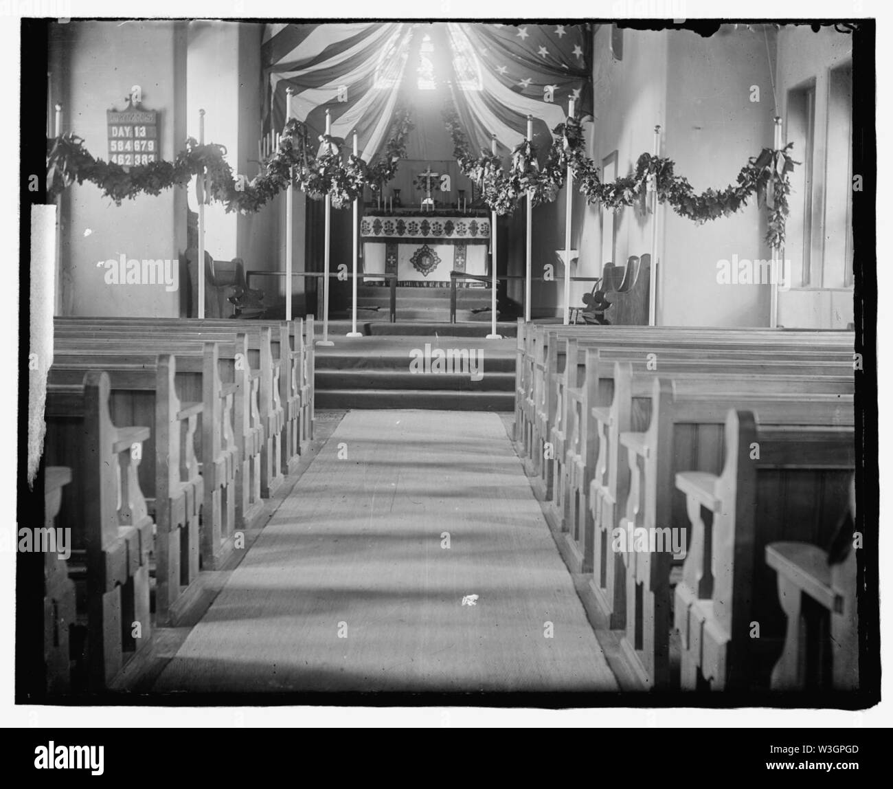 Interno della Chiesa Foto Stock