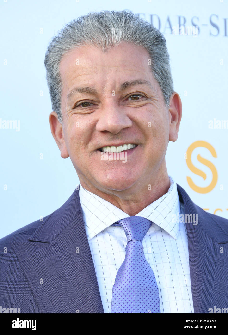 Luglio 15, 2019 - Inglewood, California, Stati Uniti d'America - 15 Luglio 2019 - Inglewood, California - Bruce Buffer. Xxxiv Cedars-Sinai annuale sport spettacolare gala tenutosi presso il composto. Photo credit: Birdie Thompson/AdMedia (credito Immagine: © Birdie Thompson/AdMedia via ZUMA filo) Foto Stock