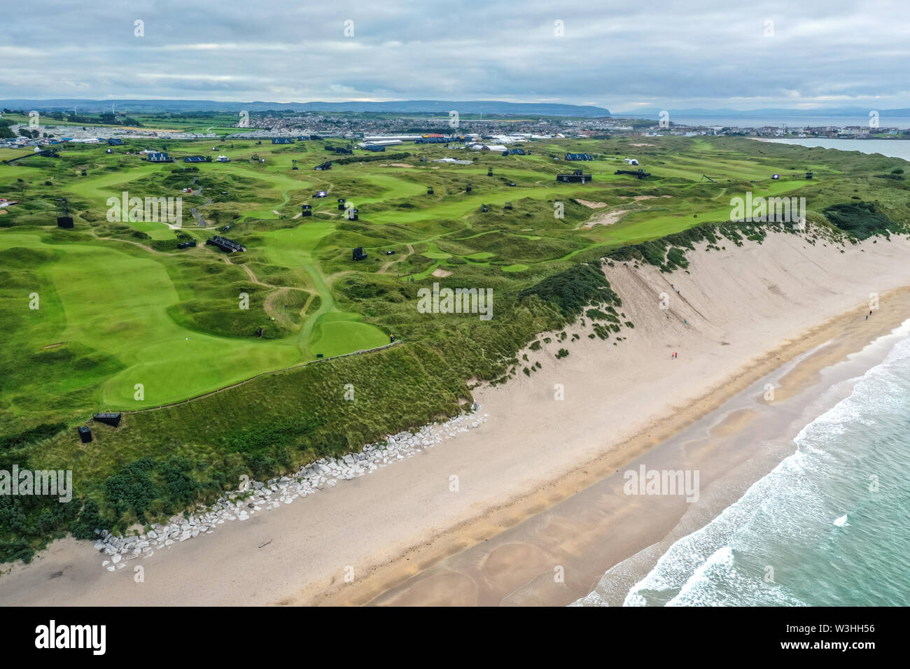 La Open at Royal Portrush Irlanda del Nord Foto Stock