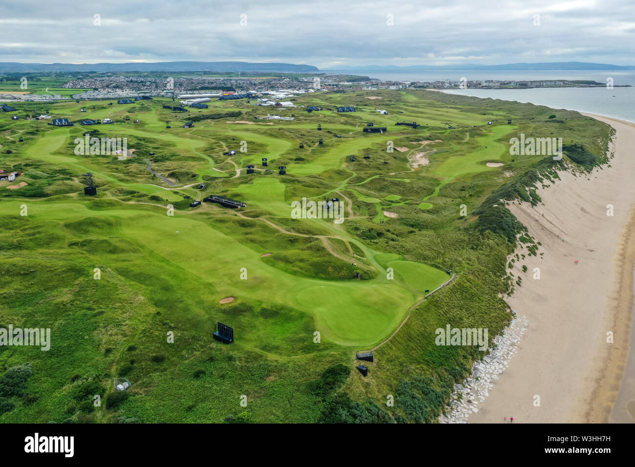 La Open at Royal Portrush Irlanda del Nord Foto Stock