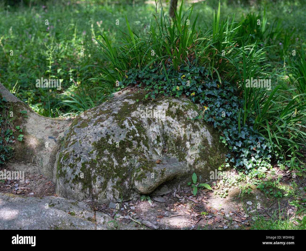Cameriera di fango il Lost Gardens of Heligan Pentewan Cornovaglia Foto Stock