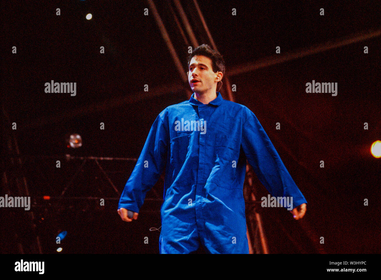 In Ad-Rock Beastie Boys effettuando in corrispondenza di t nel Parco Festival xii Luglio 1998,Balado, Kinross, Scozia. Foto Stock