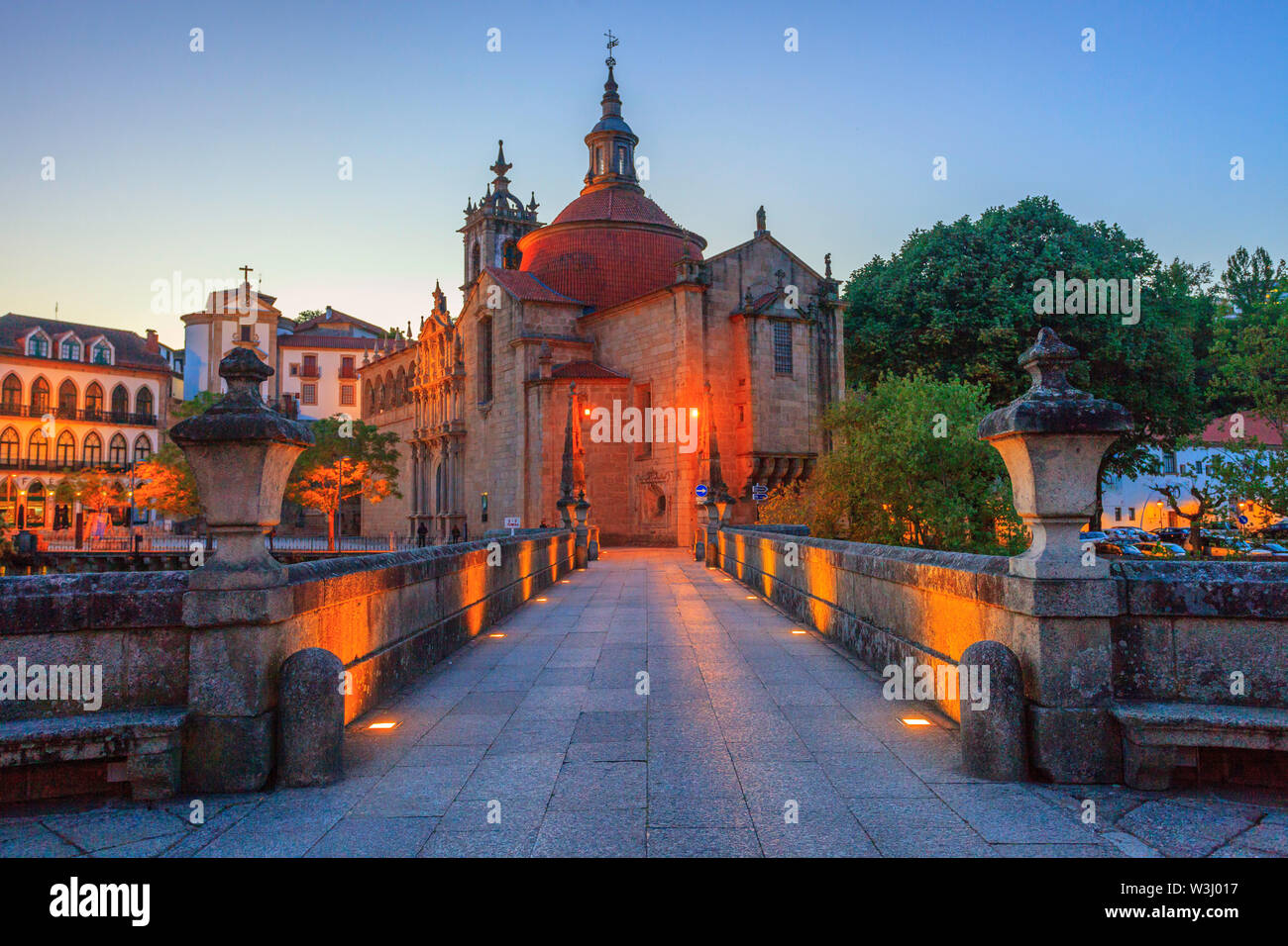 San Goncalo chiesa in Amarante, Portogallo Foto Stock