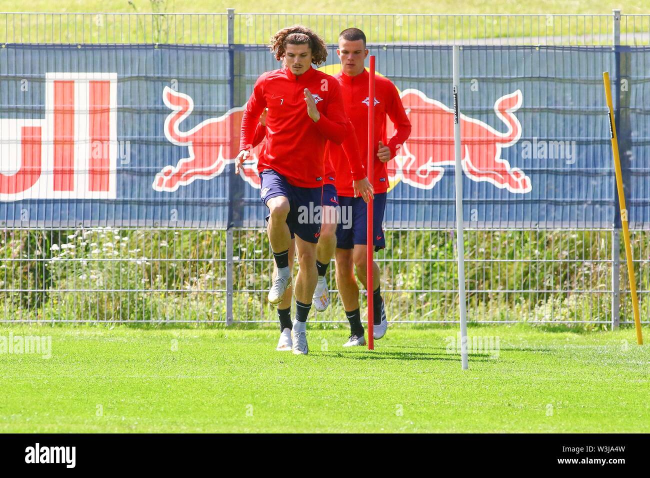 Seefeld, Austria 16. Luglio 2019: 1. BL - 19/20 - RB Leipzig - training camp - 16.07.19 Marcel Sabitzer (pitchBallsport Lipsia), promozione/singola immagine/| l'utilizzo in tutto il mondo Foto Stock