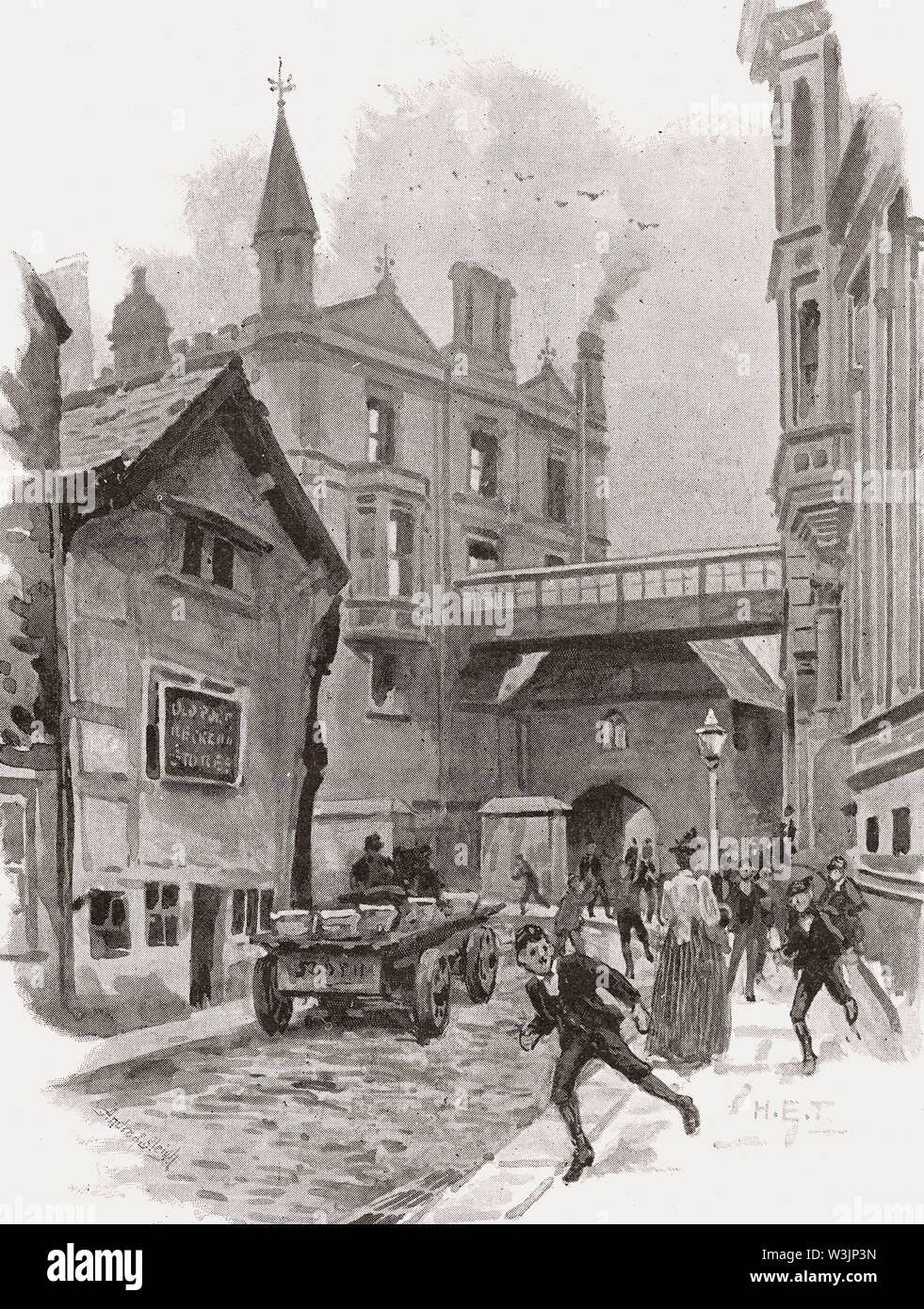 Manchester Grammar School, Manchester, Inghilterra, Regno Unito, XIX secolo Foto Stock