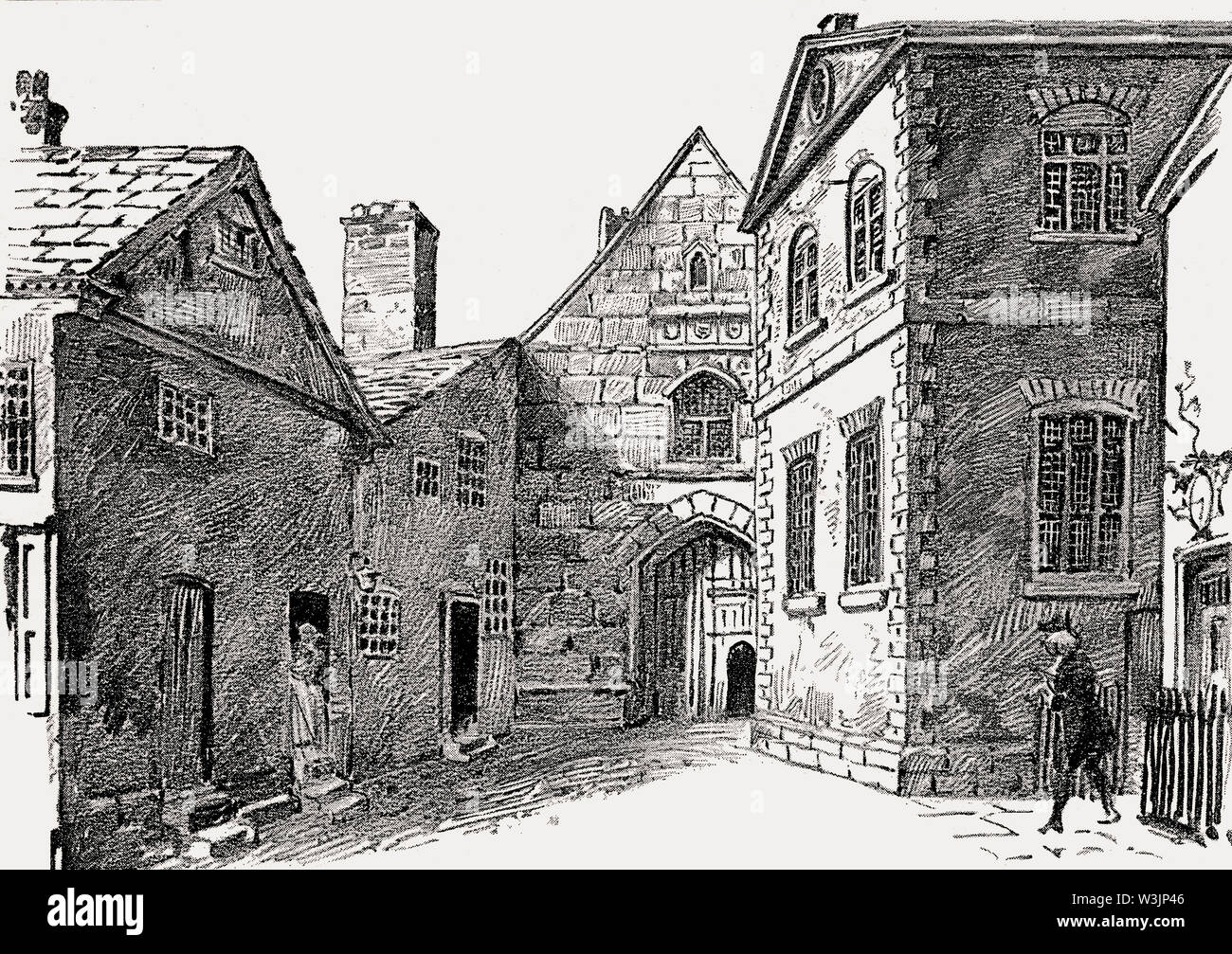 Manchester Grammar School, Manchester, Inghilterra, Regno Unito, XIX secolo Foto Stock